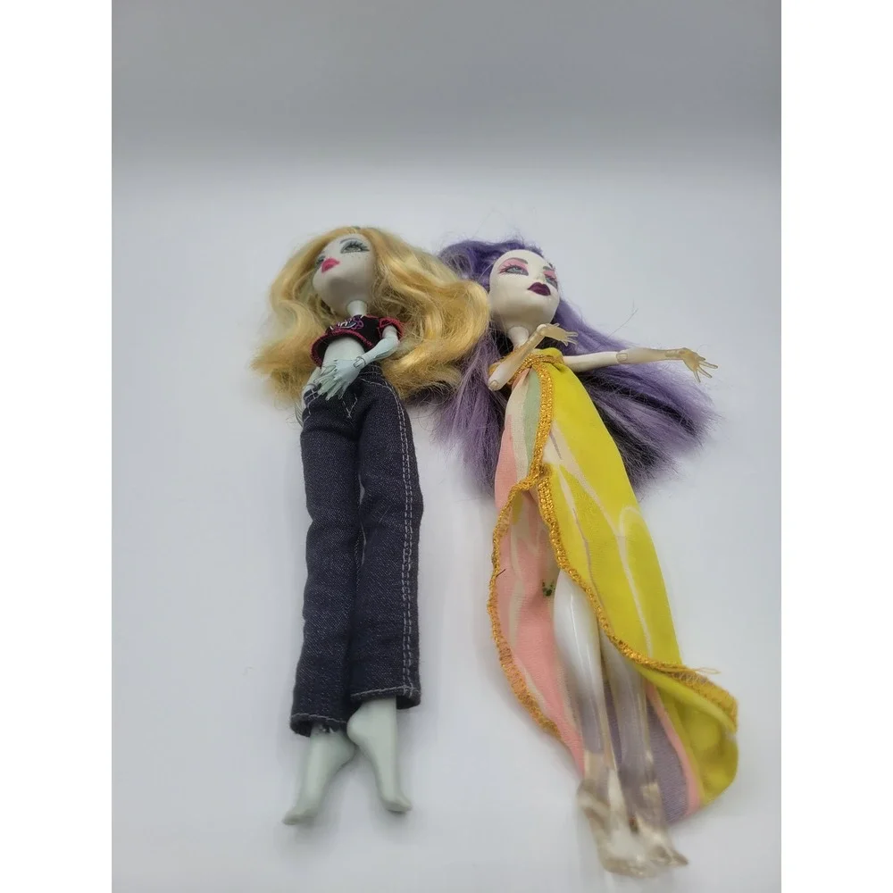 Monster High Lagoona Blue and Spectra Vondergeist Doll Lot Mattel Articulated